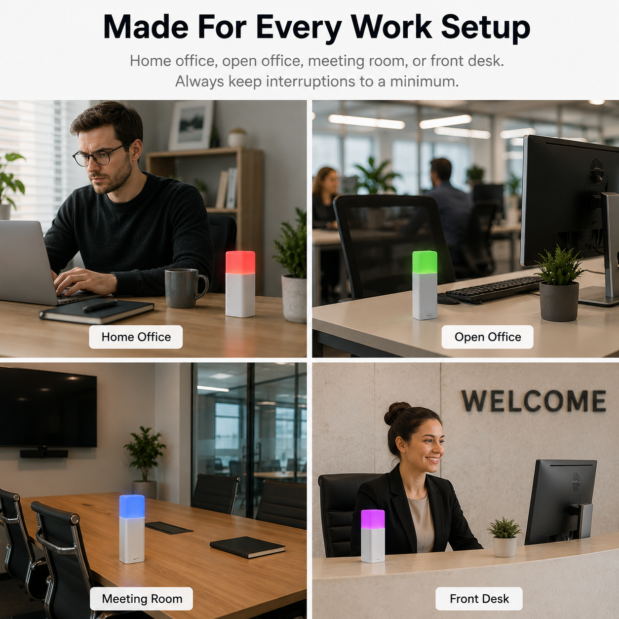 FONOIME FocusBeacon™Wireless Desk Status Light