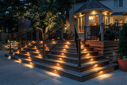 🔥 2026 Hot Sale 50% OFF🔥 FONOME™ Solar Deck Lights – Waterproof Outdoor Lighting for Stairs, Railings & Gardens