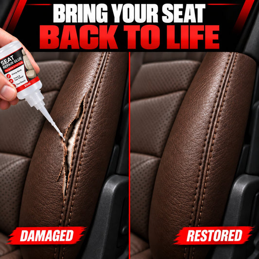 🚗50% OFF NOW! Quick Dry Car Seat Leather Repair Glue‑ Precision Nozzle Vinyl & Leather Adhesive, Permanent Bond Repair Glue for Car Seats, Sofas & Leather Furnitures (offer)