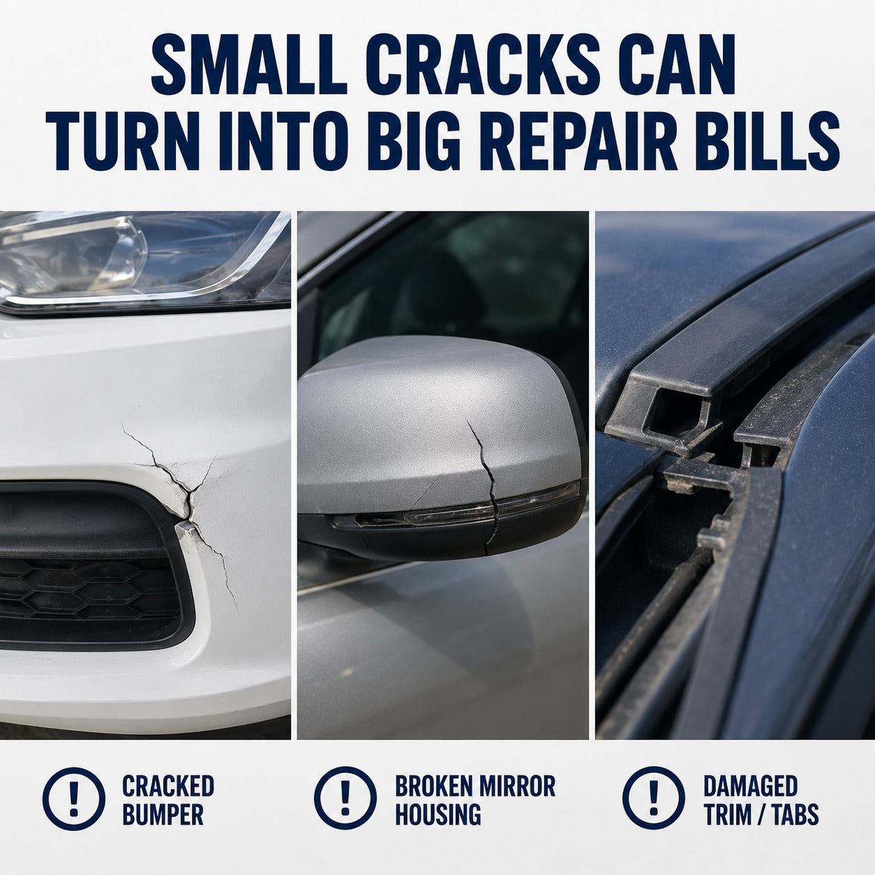 🚗 Plastic Repair Glue Fix Cracked Car Parts Without Replacement 🔧