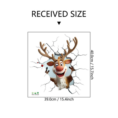⏳Surprise price: Buy 5 Get 3 Free🔥Christmas Creative Wall Sticke🎁🎅
