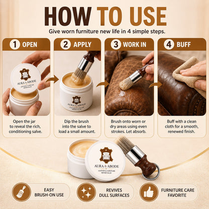 Aura & Abode -  Leather & Furniture Repair Salve