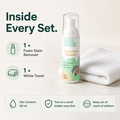 🧽 Waterless Carpet Foam Stain Remover