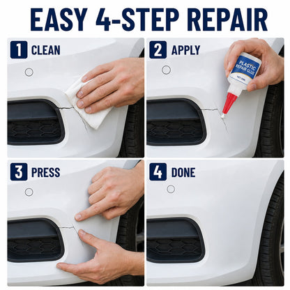 🚗 Plastic Repair Glue Fix Cracked Car Parts Without Replacement 🔧