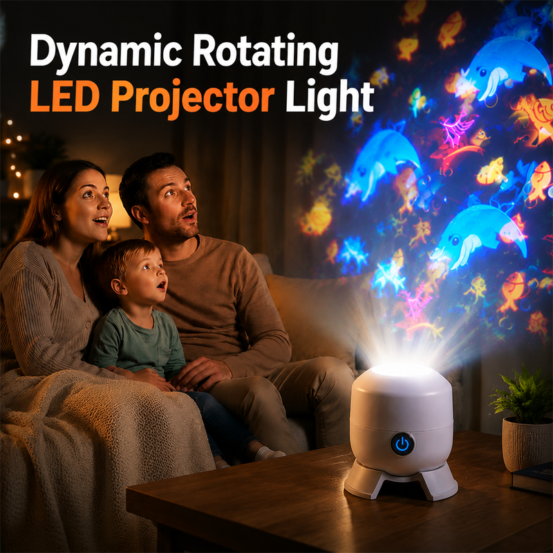 Fonome™ Dynamic Rotating LED Projector Light (offer)