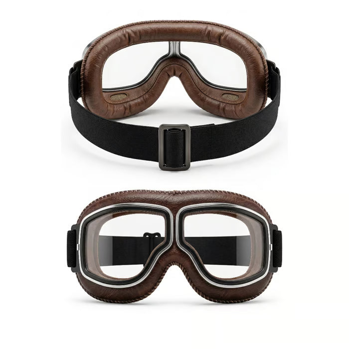 🔥 OTG Vintage Motorcycle Goggles (Fits Over Glasses)
