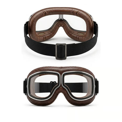 🔥 OTG Vintage Motorcycle Goggles (Fits Over Glasses)