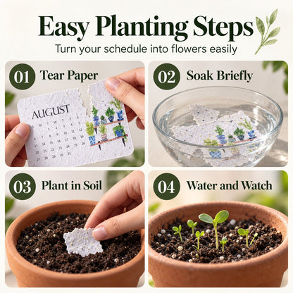 🌱 2027 Plantable Seed Paper Calendar — Use It, Then Grow It (OFFER)