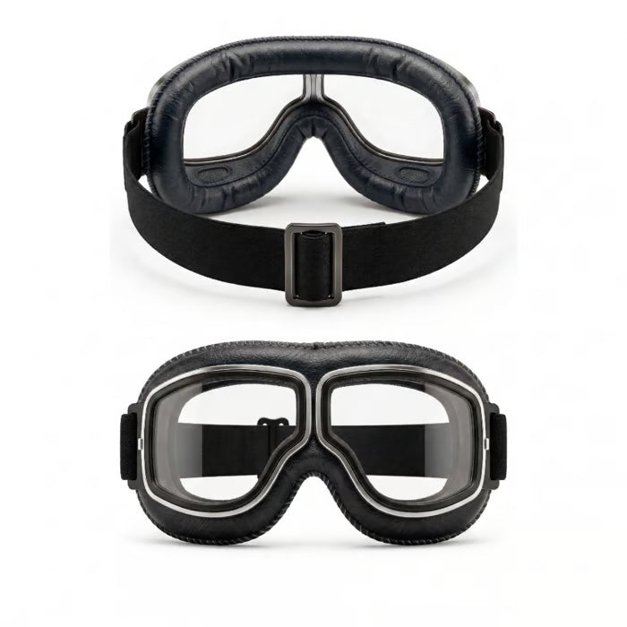 🔥 OTG Vintage Motorcycle Goggles (Fits Over Glasses)