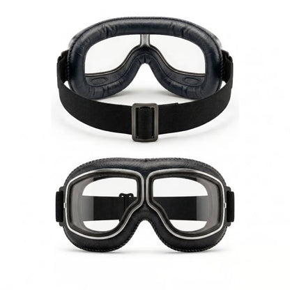 🔥 OTG Vintage Motorcycle Goggles (Fits Over Glasses)