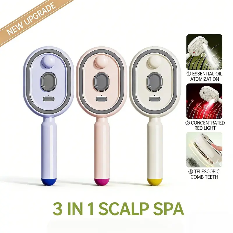 🔥Day Sale 50% OFF🔥Electric Spray Air Cushion Massage Comb (Offer)