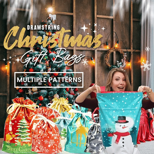 🏆50K+ SOLD! 🔥Christmas Sale 45% OFF🎅Drawstring Christmas Gift Bags (Biodegradable)🎁