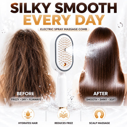 🔥Day Sale 50% OFF🔥Electric Spray Air Cushion Massage Comb (Offer)