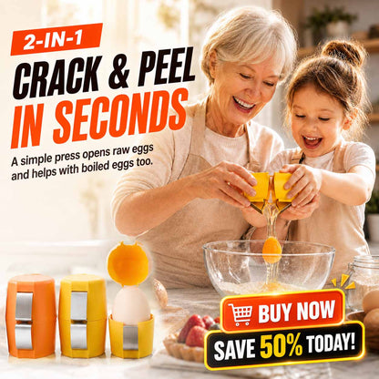 🔥🔥 Quick Egg Cracker Tool 🥚 — Crack More Eggs With Less Mess & Hassle 🔥