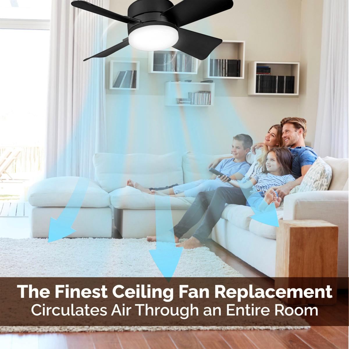 ❄️2-in-1 Portable Ceiling Fan & Light With Remote Control