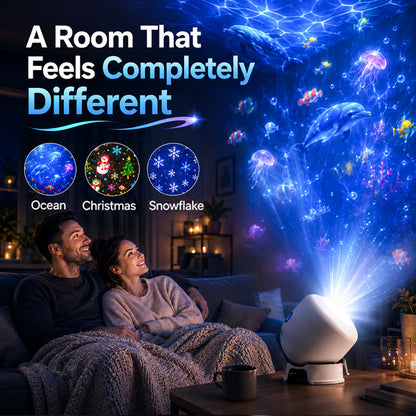 🔥Hot Sale🔥 Fonome™ Dynamic Rotating LED Projector Light