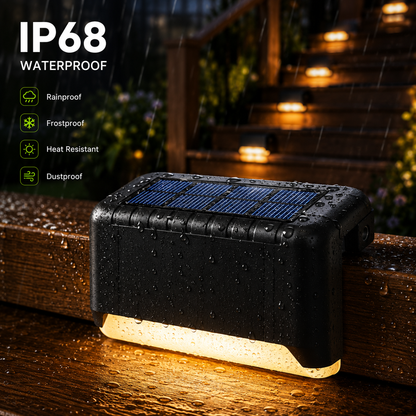 🔥 2026 Hot Sale 50% OFF🔥 FONOME™ Solar Deck Lights – Waterproof Outdoor Lighting for Stairs, Railings & Gardens