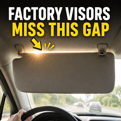 🔥 HOT SALE 50% OFF 🔥 Fonome™ Anti-Glare Sun Visor Extender – Blocks Low-Angle Sun, Snow Glare & Headlight Glare