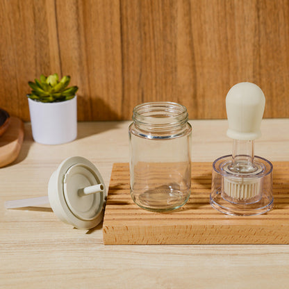 Fonome™ 2-in-1 Glass Oil Bottle with Integrated Brush — The Precision Squeeze-to-Baste Solution for Fresh-Separated, Mess-Free Cooking (Offer)