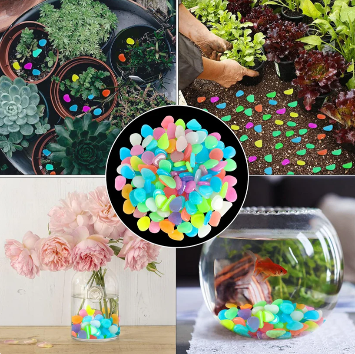 🎁 Limited Time Deal – Mixed Color Glow Luminous Stones