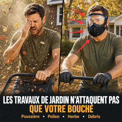 🛡️ GardenShield™ Masque de Protection Intégrale du Visage