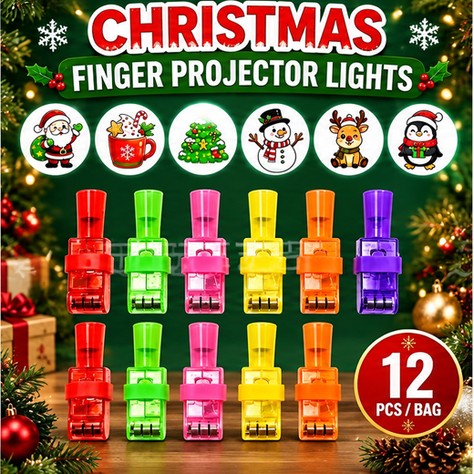🎃 Halloween Finger Projector Rings – LED Party Favors for Kids (offer)