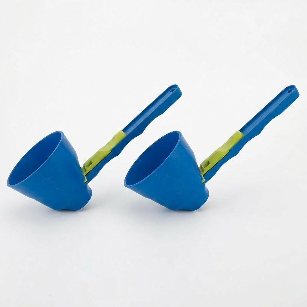 Fonome™ 2-in-1 Spill-Proof Scoop & Funnel — For Coffee, Protein & Baking