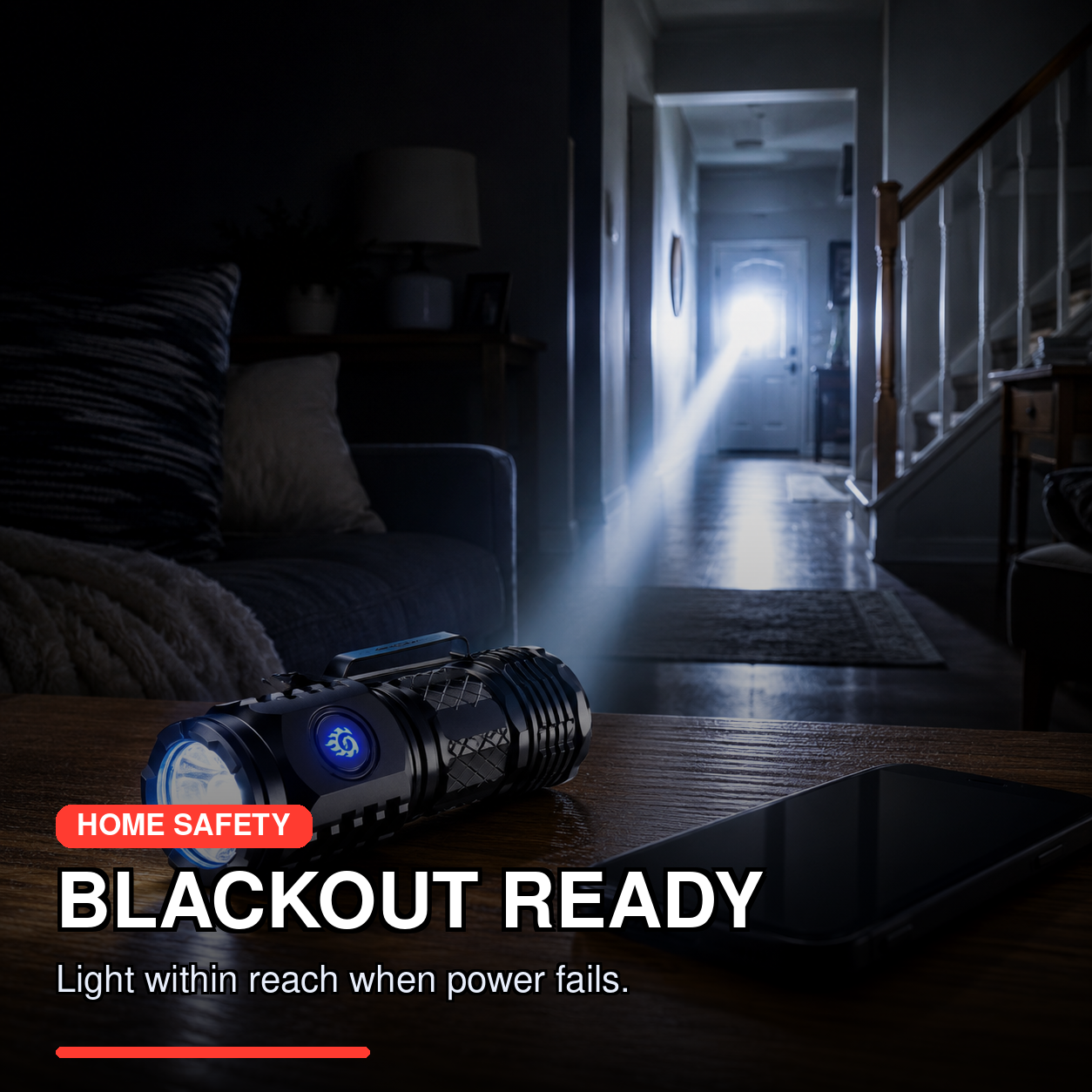 Mini Power Flash – Portable Indestructible Tactical Flashlight