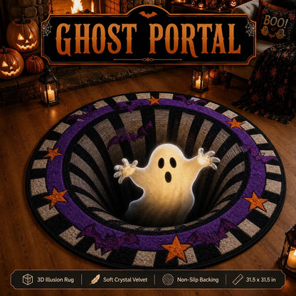 🆙Halloween 3D Illusion Rug