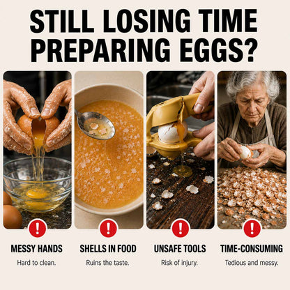 🔥🔥 Quick Egg Cracker Tool 🥚 — Crack More Eggs With Less Mess & Hassle 🔥