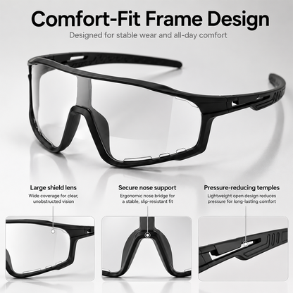 ☀️🕶️See Clearly From Sun to Shade — Photochromic Outdoor Glasses