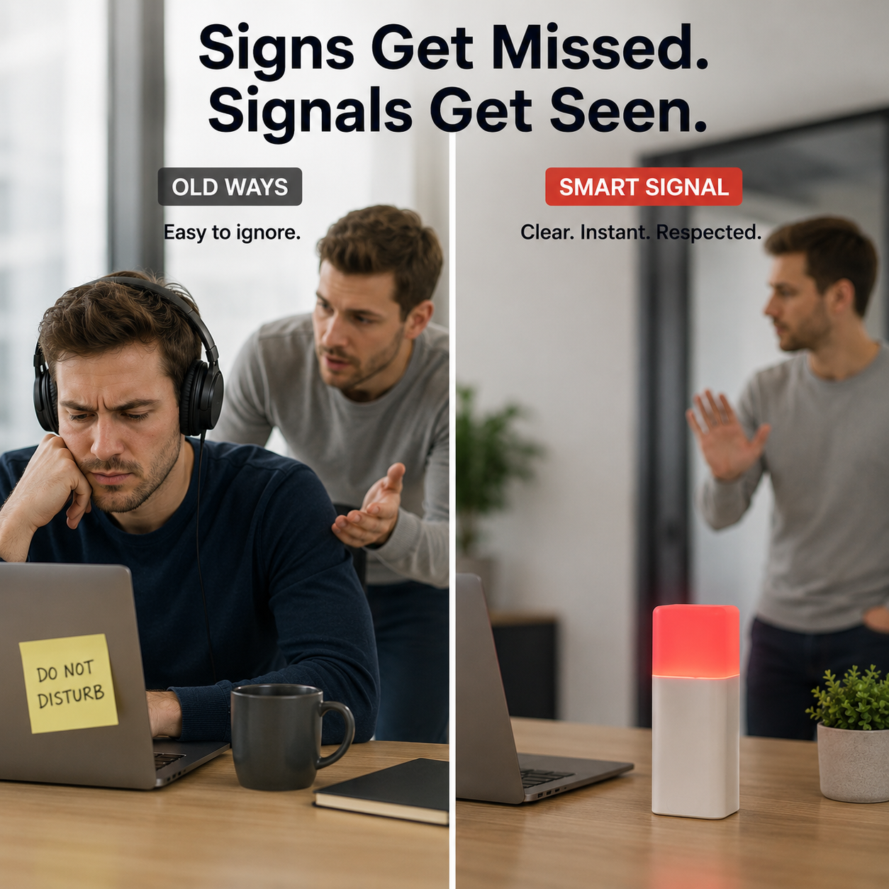 FONOIME FocusBeacon™Wireless Desk Status Light