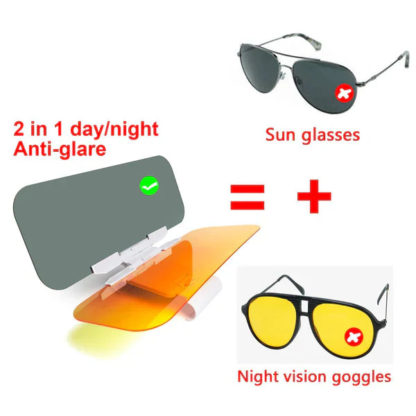 🚗Sun Visor for Car Universal Anti-Glare Polarized Visor Extender