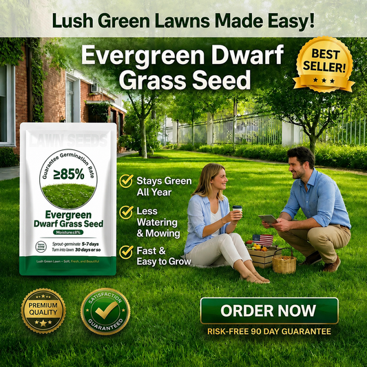 FONOME WeekendGreen™ Slow-Growing Lawn Seed