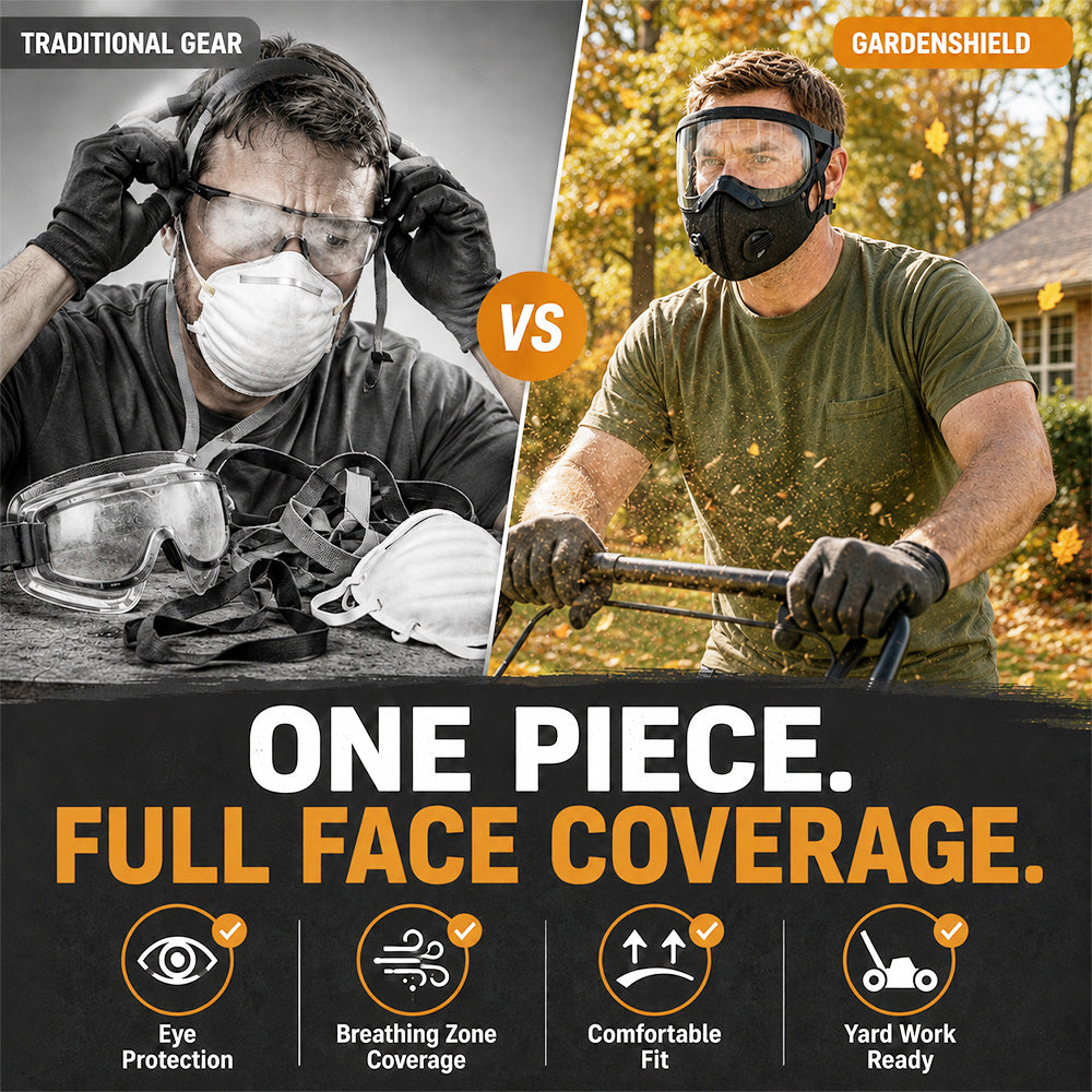 🔥2026 HOT SALE🔥FONOME GardenShield™ Full-Face Outdoor Protection System