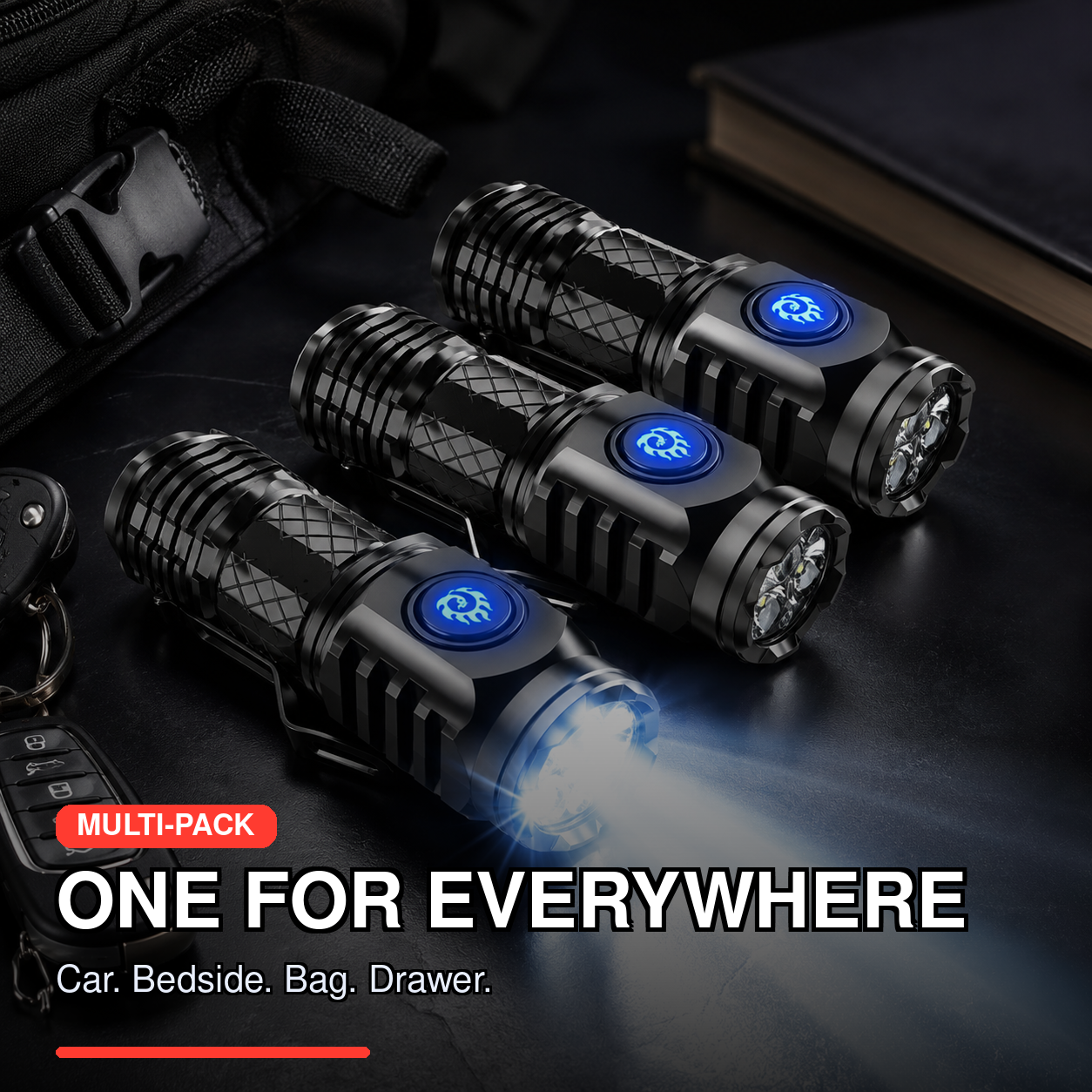 Mini Power Flash – Portable Indestructible Tactical Flashlight
