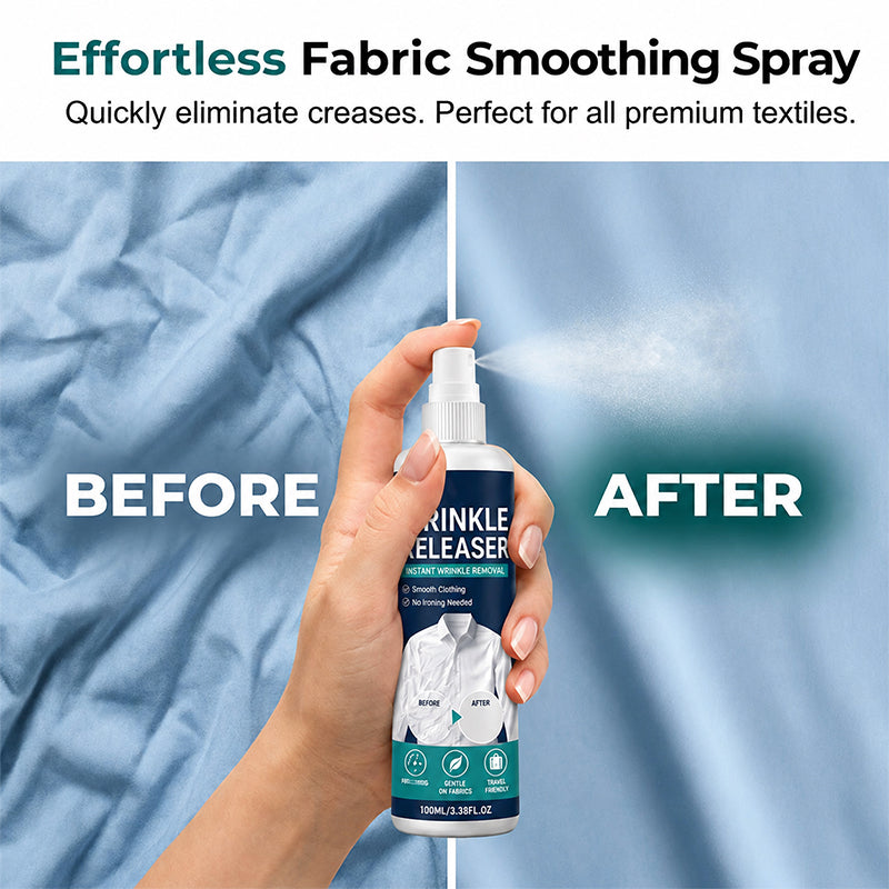 👔✨ Instant Wrinkle Release – No Iron, Travel-Ready, Static-Free & Fresh