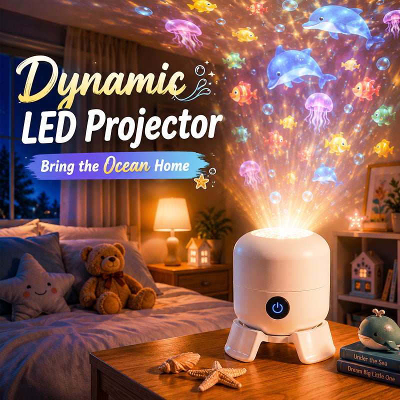 🔥Hot Sale🔥 Fonome™ Dynamic Rotating LED Projector Light