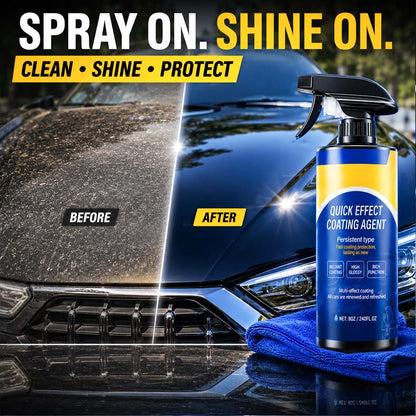 🚗✨ Advanced Car Quick-Acting Coating Agent Spray – Clean, Shine & Protect in Minutes