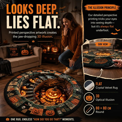 🆙Halloween 3D Illusion Rug