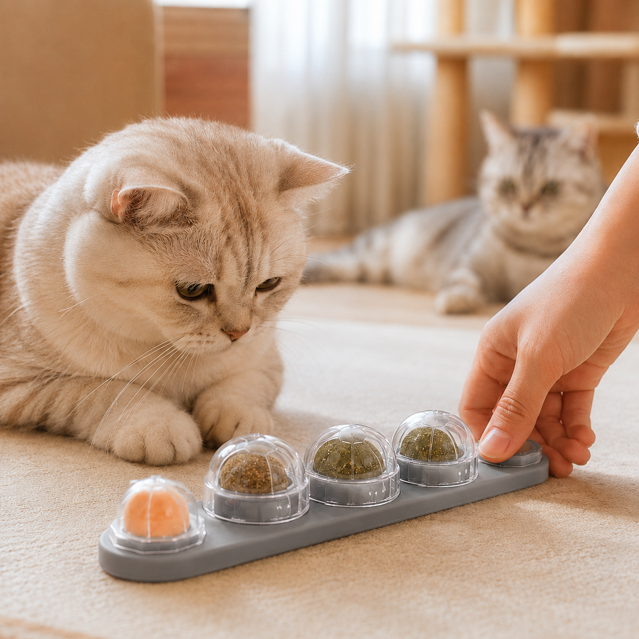 4 Flavor Cat Enrichment Station