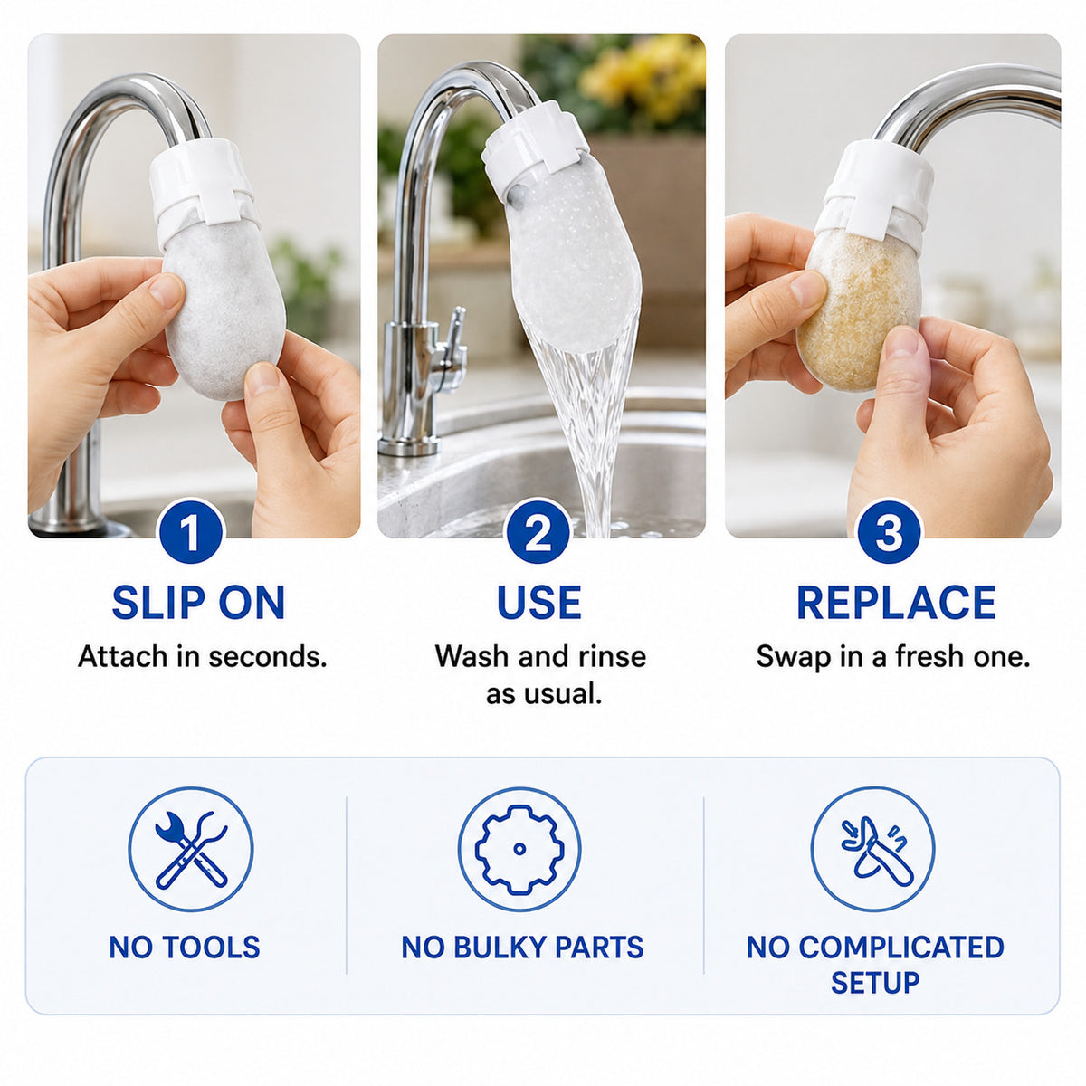 Reusable Faucet Water Filter 💧