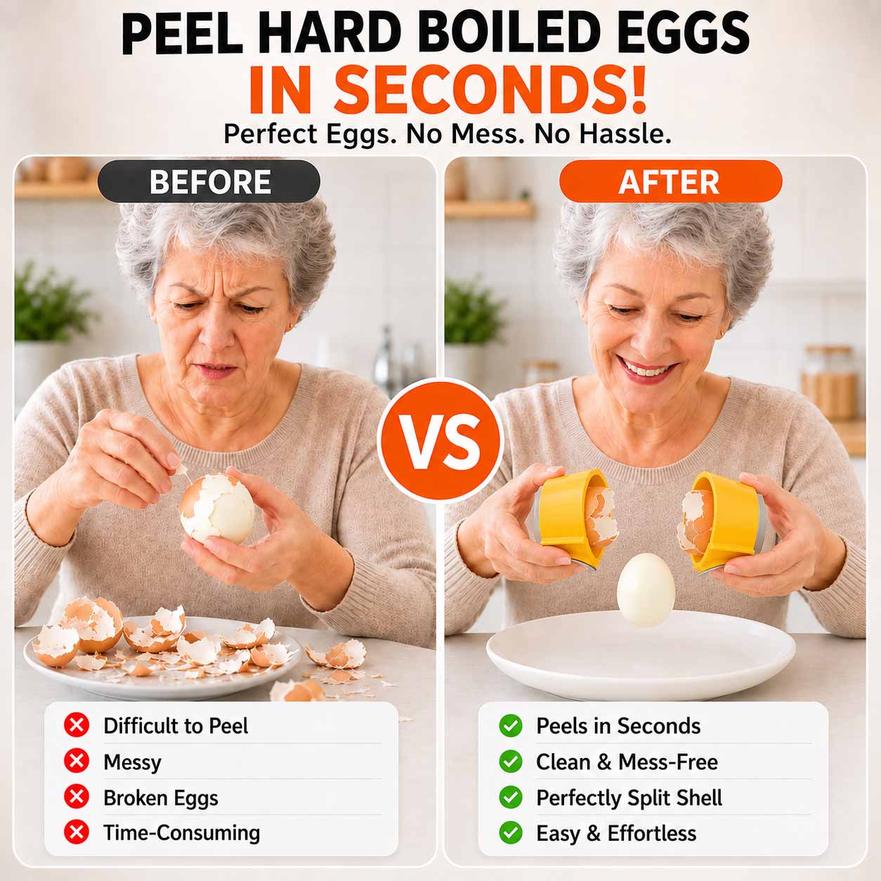 🔥🔥 Quick Egg Cracker Tool 🥚 — Crack More Eggs With Less Mess & Hassle 🔥