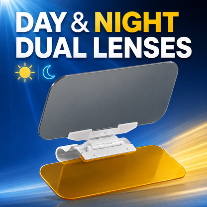 🔥 HOT SALE 50% OFF 🔥 Fonome™ Anti-Glare Sun Visor Extender – Blocks Low-Angle Sun, Snow Glare & Headlight Glare
