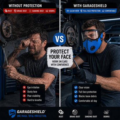 🔥2026 HOT SALE🔥GarageShield™ Full-Face Dust Shield for Garage & Shop Work