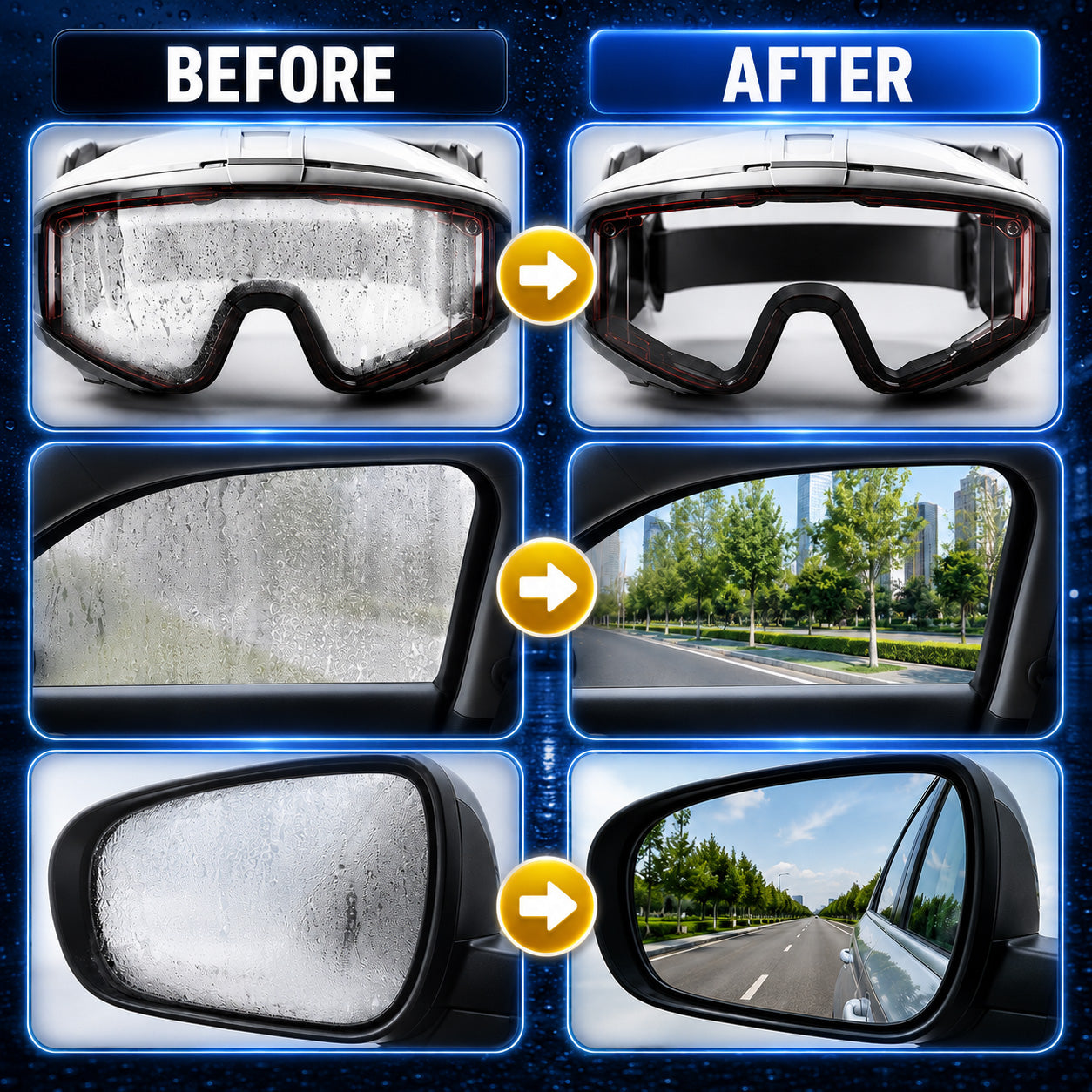 FONOME SteamClear™ Anti-Fog Mirror Wiper (offer)