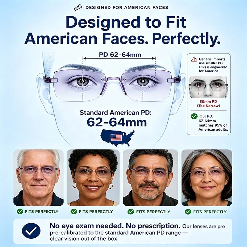 👓 FONOME™ Multi-Zone Photochromic Reading Glasses