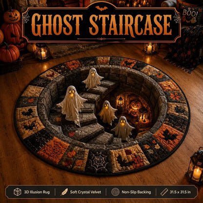 🆙Halloween 3D Illusion Rug