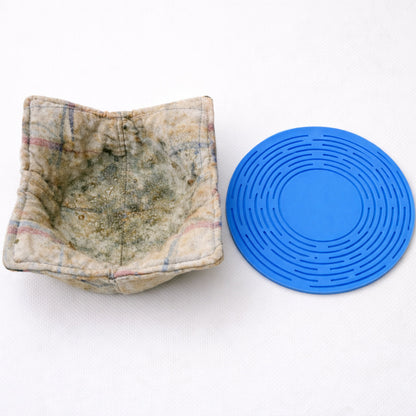 Fonome™ 2-in-1 Silicone Mesh Bag & Heat-Resistant Trivet Mat for Hot Bowls (Offer)