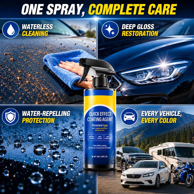 🚗✨ Advanced Car Quick-Acting Coating Agent Spray – Clean, Shine & Protect in Minutes